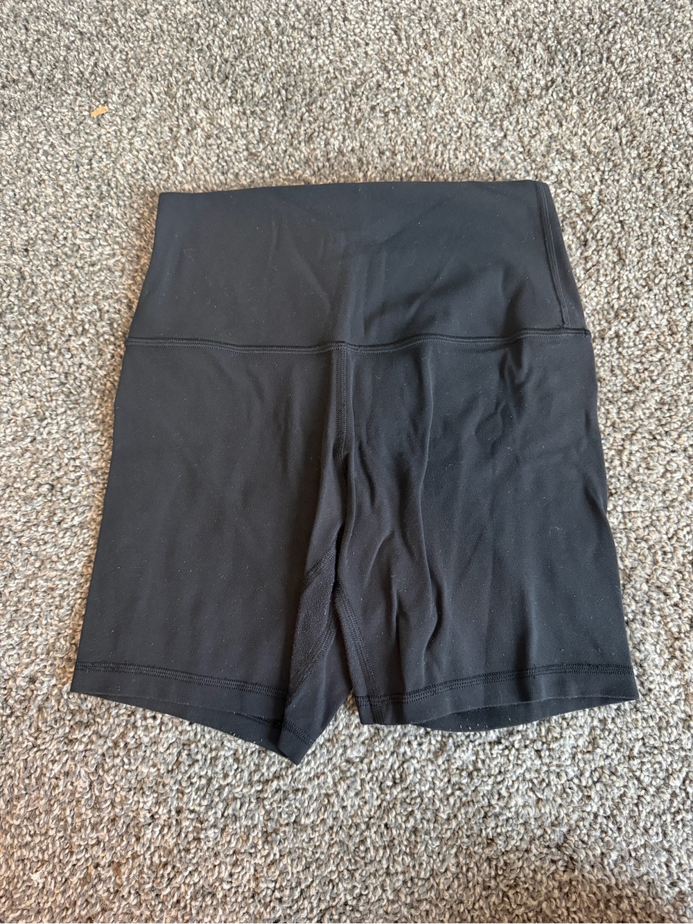 lululemon athletica Black High-Rise Bike Shorts